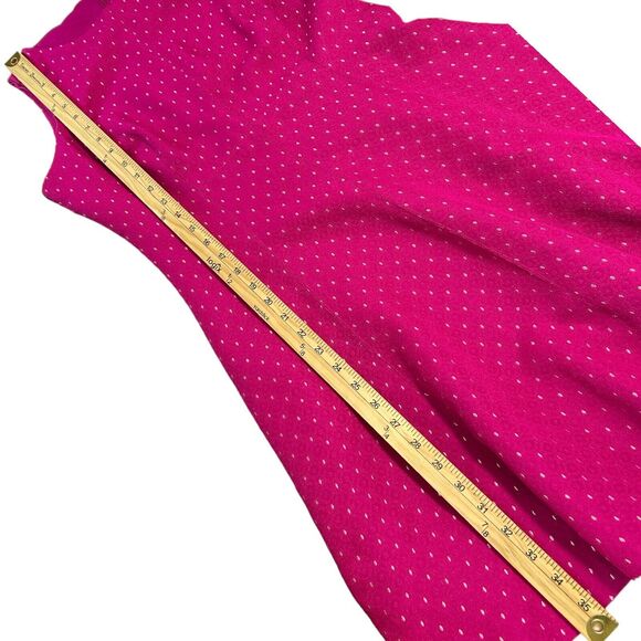 AMERICAN LIVING Women Fuchsia Silver Sleeveless Fit and Flare A-line Dress Sz 6 - Picture 12 of 15